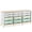 Green, variant on TOOLF Sideboard Storage Cabinet with 12 Drawers , for 32-45'' TV Stand , Fluted Modern Buffet Cabinet for Living Room, Bedroom , School