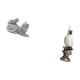 thumbnail image 5 of Escultura De Gato Y Loro, Adorno De Mesa, Artesanía, Figura Decorativa, Estatua De Animal, Resina, Para Interior, Dormitorio, Sala De Estar, Oficina, Regalo De Inauguración De La Casa,, 5 of 8