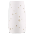 thumbnail image 1 of Bouclair White Star Cutout Ceramic Table Lamp, 1 of 4