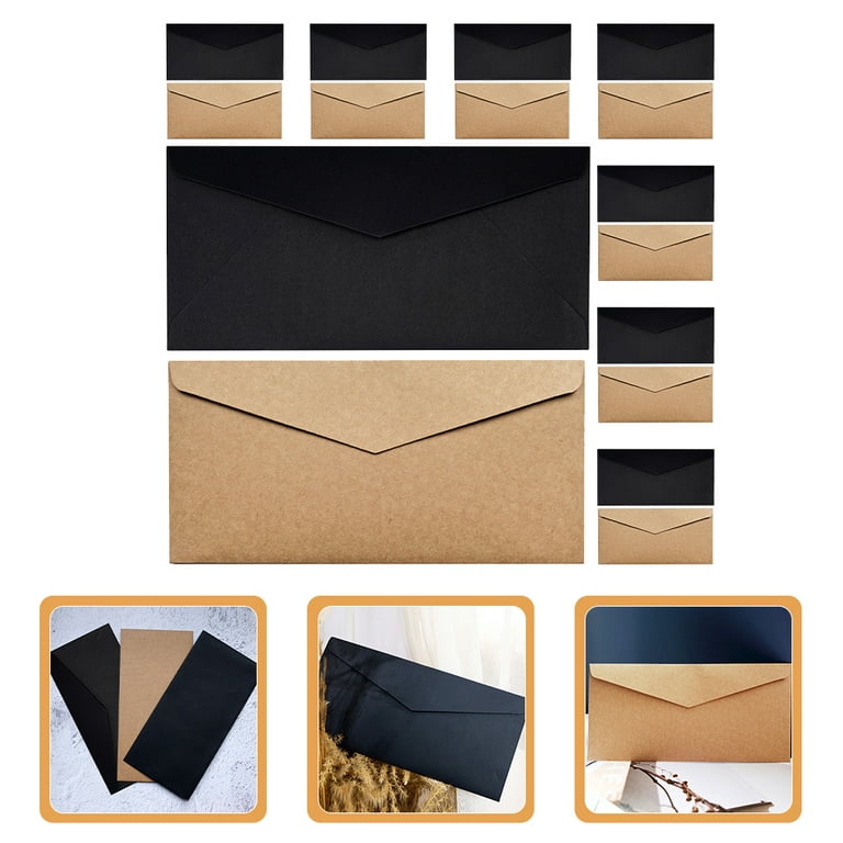40pcs Decorative Cards Envelopes Multi-function Invitation Envelopes Wedding Envelopes