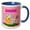 Blue/White, variant on 3drose, Mackenzie - Decorative Name Specific Childrens Art, 11oz Two-tone Blue Mug