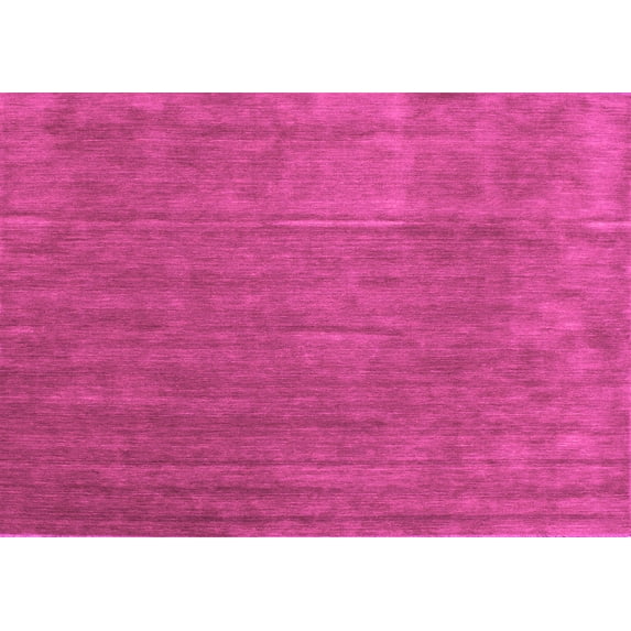 Ahgly Company Indoor Rectangle Abstract Pink Contemporary Area Rugs, 8' x 12'