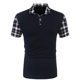 thumbnail image 2 of Gibobby Playera Polo Hombre Polo de piqué de algodón elástico de Manga Corta para Hombre(Negro,XG), 2 of 3