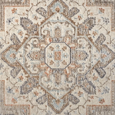 BETTER HOMES & GARDENS MEDALLION INDOOR AREA RUG, MULTICOLOR, 5’X7’2″
