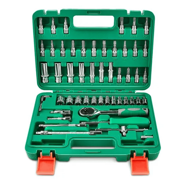 Kit de Herramientas Mecanicas Malubero Llaves de matraca 53pcs Malu1192