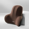 thumbnail image 2 of SPOORYYO Memory Foam Lumbar Support Cushion for Car & Travel - Ergonomic Back Pillow for Lower Back Pain Relief, Breathable & Washable Cover, Fits Most Seats - Black, 2 of 8