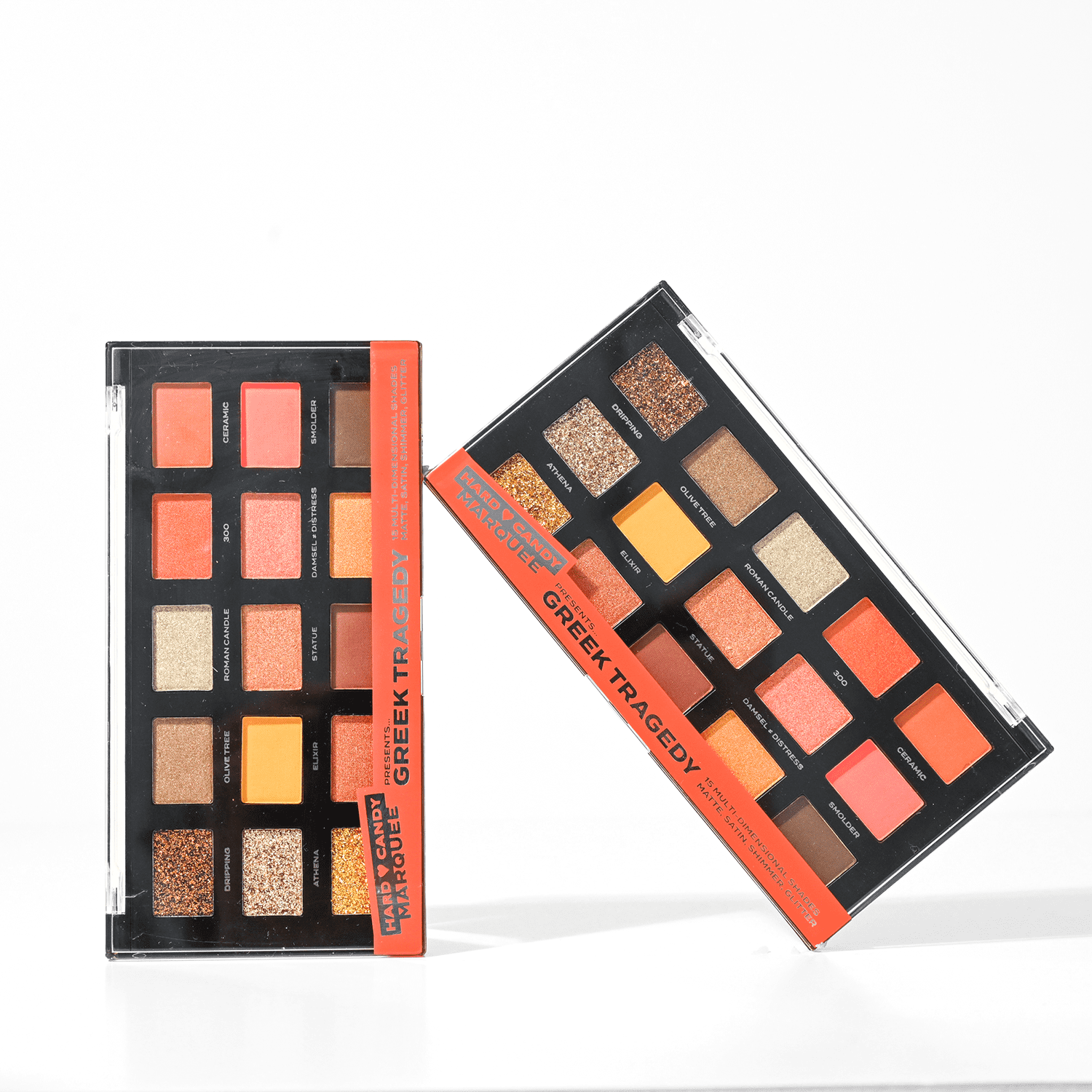 Hard Candy, Palette d'ombre de marquise, 15 nuances multidimensionnelles, Drame grec, .28 oz 20.4g