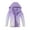 Purple, variant on Girls Rain Jacket Lightweight 𝖶aterproof Hooded Cotton Lined Raincoat Windbreaker Kids Size 4-12 Years Outdoor Water 𝖱esistant Windproof Spring Fall Rain Wear