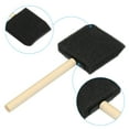 thumbnail image 4 of Uxcell 2" Paint Sponges for Painting, 12 Pack Rectangle Painting Sponge Foam Brush Wooden Handle, Black, 4 of 6