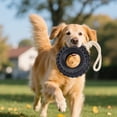 thumbnail image 7 of Tucknest Dog Chew Toys, Puppy Teething Toys Rubber Tire, Indestructible Dog Toy for Medium Large Dogs, Interactive Molar Training, Black, 7 of 7
