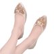 thumbnail image 1 of Zapatos Brillantes Plegables Ballet Antideslizantes Con Diamantes Imitación Calzado Primavera Y Otoño, 1 of 9
