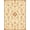 Rust Orange Cream, Pattern 7, variant on ODIKA 4'x6' Boho Diamond Accent Tile Design Antique Repeating Motif Warm Cream Washable Area Rug None Non-Slip, Chair-Friendly, Flatwoven for Home Office, Under Desk
