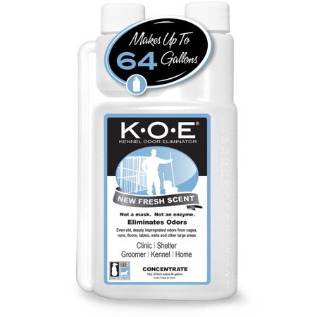 UPC: 0740379900166 | Thornell Kennel Odor Eliminator Concentrate – K.O.E. Odor Eliminator for Strong Odor for Cages  Runs & More – Pet Odor Eliminator for Home & Kennel w/Safe  Non-Enzymatic Formula (Fresh Scent  16 oz)