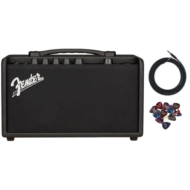 Amplificador Fender Mustang LT40S estéreo de 40 W con cable y púas