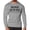 Sport Gray, variant on Gymish Mistaken Lightweight Long Sleeve Hooded T-shirt for Men