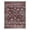 Espresso, variant on Crystal Print Cullen Traditional Oriental Brown Washable Indoor Area Rug, 2x6
