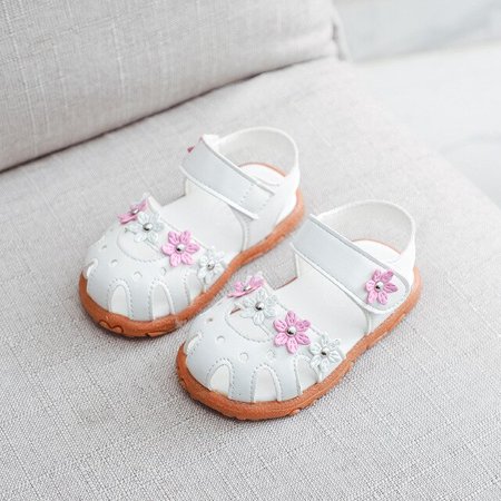 

DancePeanut Summer Baby Girls Sandals Princess Soft Bottom Flower Shoes Girls Dress Shoes Baby Beach Sandals Summer Baby Shoes