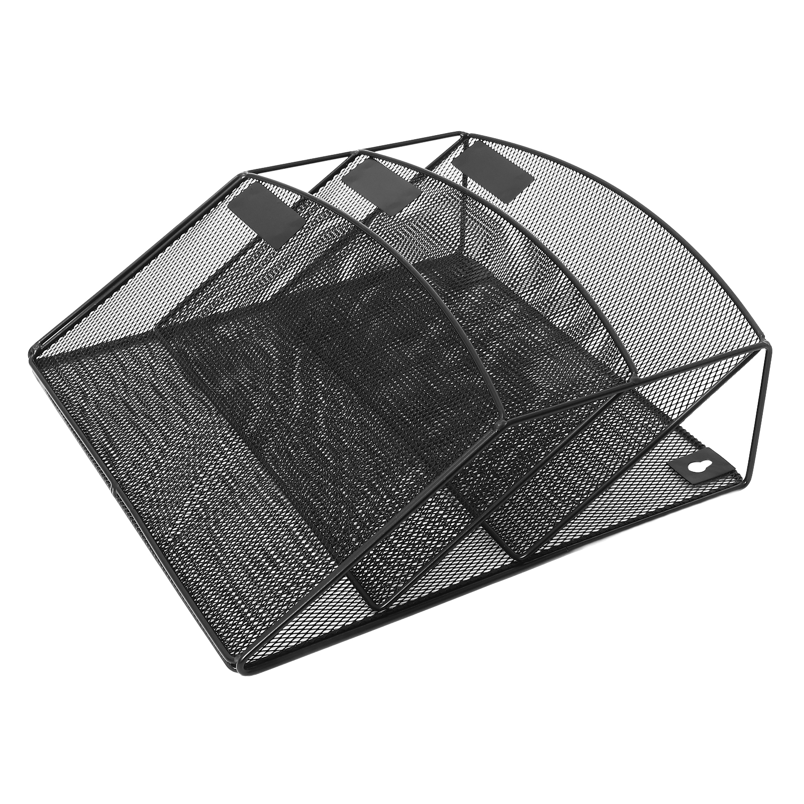 3-Pocket Mesh Hanging Wall File Organizer Rack for Office, Home, School - Folder Storage Solution