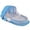 Blue, variant on Foldable Portable Travel Bed with Mesh Mosquito Canopy Breathable Lightweight Bassinet for Camping Hotel Outdoor Trips, 1 Piece