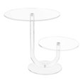 thumbnail image 1 of 2 Tier Cupcake Display Stand Round Acrylic Cake Shelf DIY Candy Dessert Tower Rack Wedding Party Cake Decorating Tool, 1 of 5