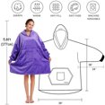 thumbnail image 2 of REDESS Wearable Blanket Hoodie, Oversized Blanket Hoodie Sweatshirt for Adults Women Men, 2 of 6