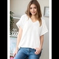 thumbnail image 2 of Blusas de Corta para Mujer Blancas XXL, 2 of 6