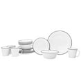 thumbnail image 4 of bistro-black-porcelain-16-piece-dinnerware-set-service-for-4, 4 of 5