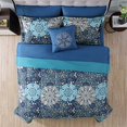 thumbnail image 3 of Modern Threads 8-Piece Granada Printed Reversible Bed in A Bag, King, 3 of 6