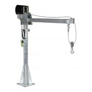 Vestil Manufacturing WTJ-E-15-3-AC-GAL 66 in. AC Powered Boom Adjust Jib Crane - Galvanized, 1500 lbs