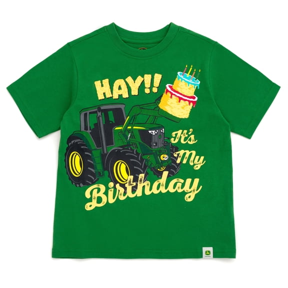 John Deere Birthday T-Shirt Toddler to Big Kid