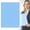 Blue, variant on Apeya Heavy Duty Black Plastic Folder, L-Shaped Clear View File Document Organizer with Business Card Slot, Letter Size Project Sleeves for Office