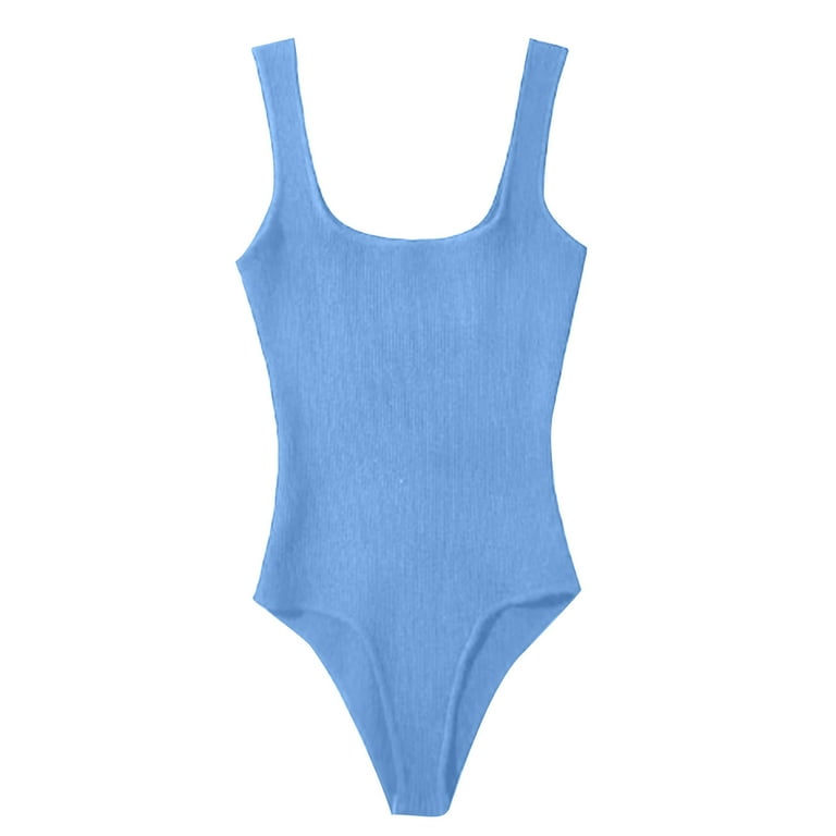 DTBPRQ Bodysuit for Women Tummy Control Shapewear Seamless Romper
