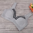 thumbnail image 3 of Tbest Women's Nursing Cotton Bra, Gray, 3 of 5