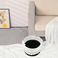 thumbnail image 4 of REGALWOVEN 1 Pack Woven Storage Basket, Shelf Closet Storage Bin with Tassel for Key Tray Bowl for Entryway Desk, Catchall Home Decor Black 9.4*6.7in, 4 of 5