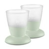BABYBJÖRN Baby Cup2 Peice Pack, Powder Green