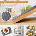 thumbnail image 5 of 11.8"×118" Gray  Shelf Liner  for Kitchen Cabinets , 350g - Durable Non-Slip Liner for Kitchen Cabinets, Waterproof Shelf, Drawers & Shelves, No Slip Cupboard Mats Non Adhesive EVA Place Mats Roll, 5 of 8