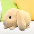 thumbnail image 6 of Rushawy Bunny Plush Doll Cute Cuddly Home Decor Ornament Lop Eared Rabbit Plush Toys for Yellow, 6 of 9