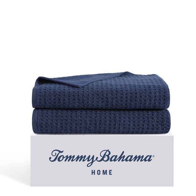 Toallas de baño Tommy Bahama, 2 unidades, 163 x 86 cm, algodón, tamaño mediano