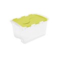 thumbnail image 1 of Sterilite Boîte de Rangement 45L avec Couvercle à Charnière- Vert, 1 of 3