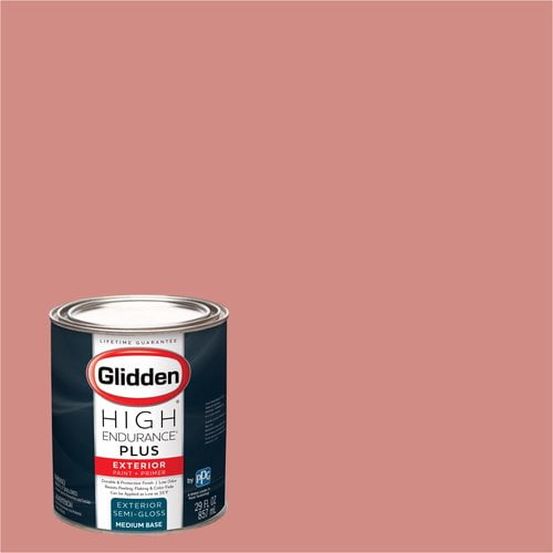 Glidden High Endurance Plus Exterior Paint And Primer Coral Beach 10yr 38 318 Walmart Com Walmart Com