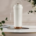 thumbnail image 3 of 750ml Stainless Steel Ceramic Lined Cup with Straw for Women Leak Proof Water Bottle Large Capacity Coffee Mug, 3 of 8