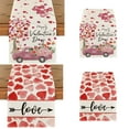 thumbnail image 3 of Decorative Table Banner Delicate Valentine Day Table Cover Linen Printed Party Table Flag for Festive Events and Gatherings, 3 of 3