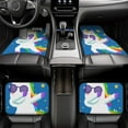thumbnail image 7 of Yiaed Cool Unicorn Star Golden Print Carpet Floor Mats for Cars, Auto Accessories Front & Rear Car Floor Mats Car Floor Foot Mat Sets of 4 Pieces, 7 of 7
