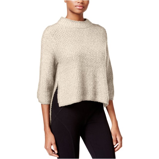 Suéter de punto alto-bajo Rachel Roy para mujer blanco roto grande