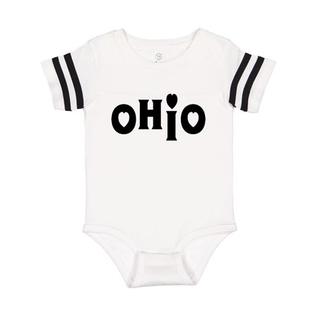 

Inktastic Ohio Hearts Gift Baby Boy or Baby Girl Bodysuit