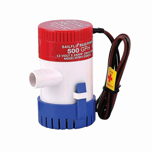 WSM 500 GPH Bilge Pump 1000-BP500