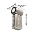 thumbnail image 2 of EQWLJWE Fans Mini Handheld Fan 199- Adjustable Portable Fan with Digital Display Usb Rechargeable Pocket Fan with Lanyard, 2 of 9