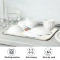 thumbnail image 7 of Yayeee Dish Drying Mat for Kitchen Counter 18"x24" Microfiber Absorbent Pad, Winter Goose Scarves, 7 of 7