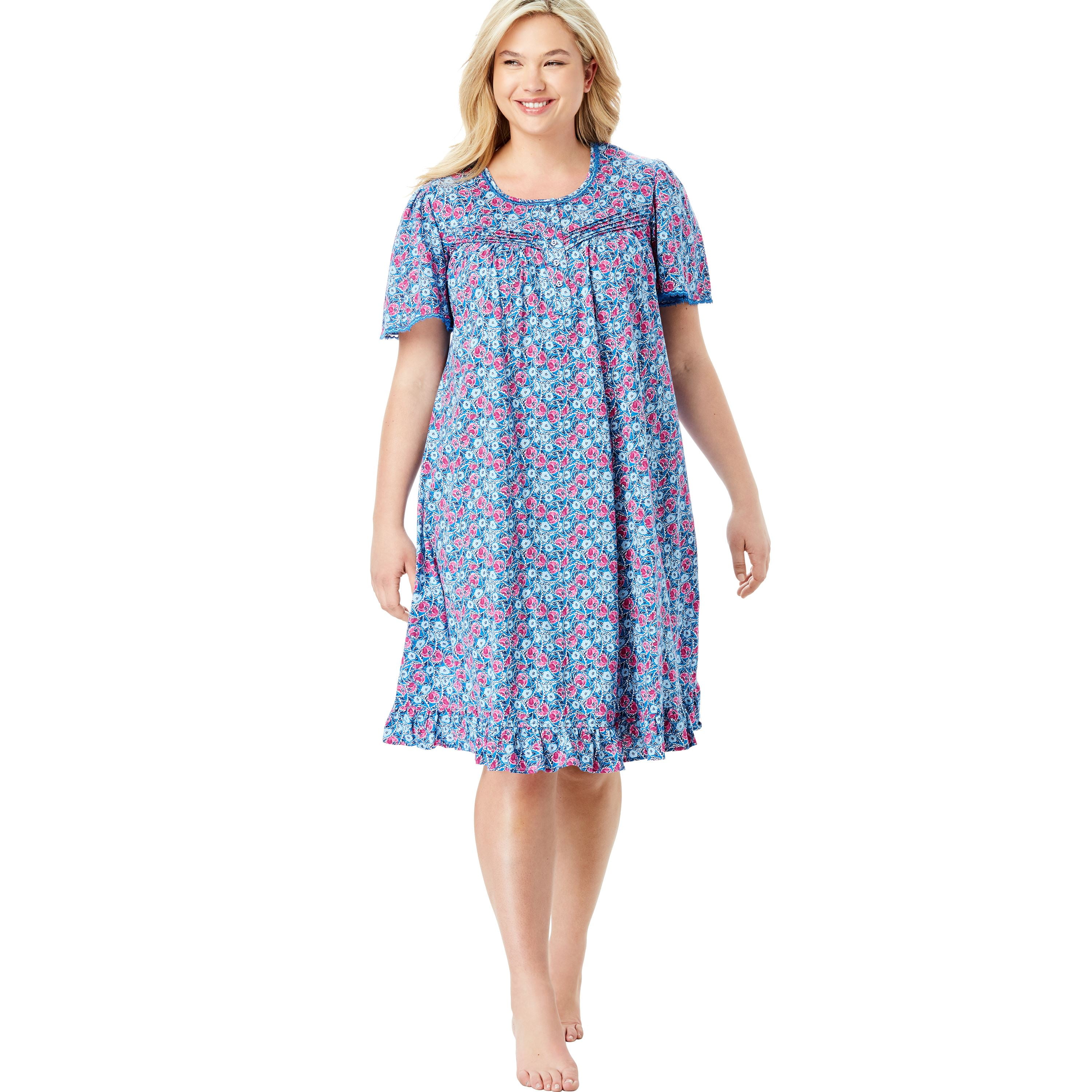 Shadowline Silhouette Long Cap Sleeve Nightgown Women's Sleepwear