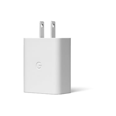 Google - Power adapter - 30 Watt - 3 A - PD (24 pin USB-C) - on cable: USB-C - white - United States